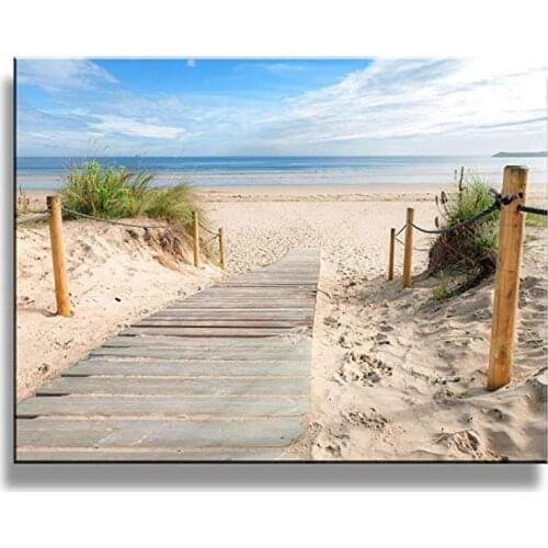 Needlework diamond embroidery beach seascape diamond painting cross stitch mosaic picture of rhinestone home decorationZP-2157