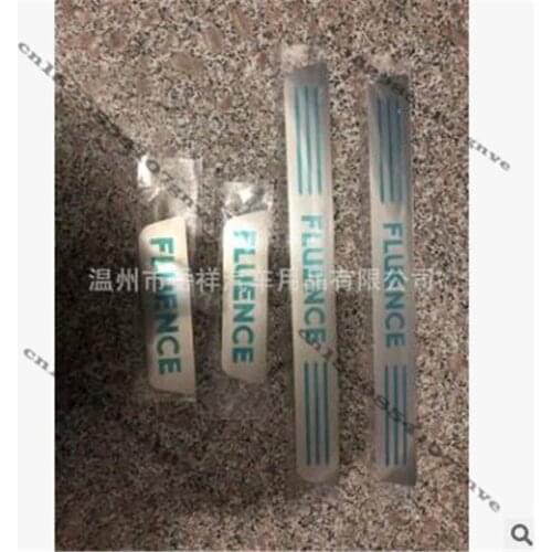 Car styling Stainless steel scuff plate door sill strip welcome pedal ultrathin for Renault FLUENCE 2011-2015, 4 Uds accessories