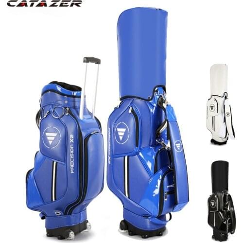 Catazer Golf Bag Non-slip Handle Mens and Womens Trolley Bag, Tug and Pulley Cue Bag, Portable