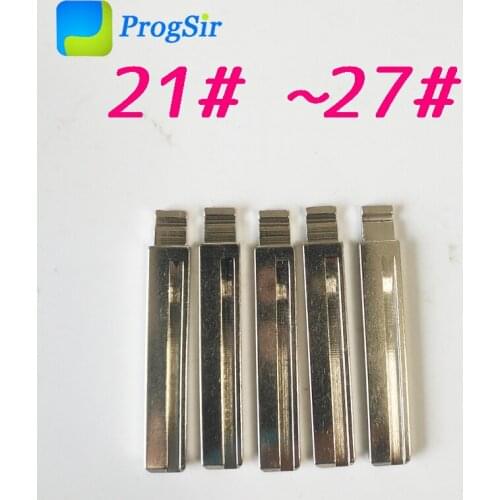 21# 22# 23# 24# 25# 26# 27# Uncut Blank Blade for KD VVDI Remote Key 10pcs/kit