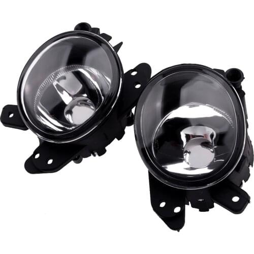 1 Pair Car Front Left&Right Driving Fog Light Lamp Housing Fit For Smart Fortwo 451 2007 2008 2009 2010 2011 2012 2013 2014