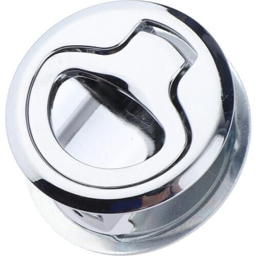 316 Stainless Steel 1.8 inch 45mm Flush Pull Hatch Slam Latch for RV Boat Deck - Non-Locking Style