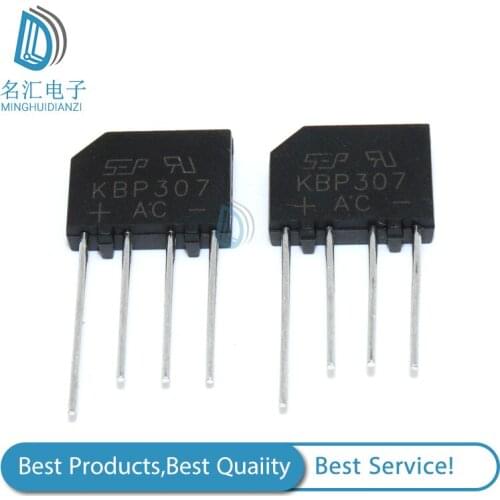 5PCS KBP307 KBP 307 3A 700V Flat bridge bridge rectifier new and original IC