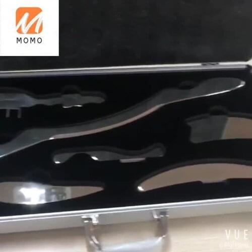 6 Pieces Set Professional ASTM Stainless Steel Gua Sha Massage Tool Medical Grade Gua Sha Myofascial Tool IASTM Therapy