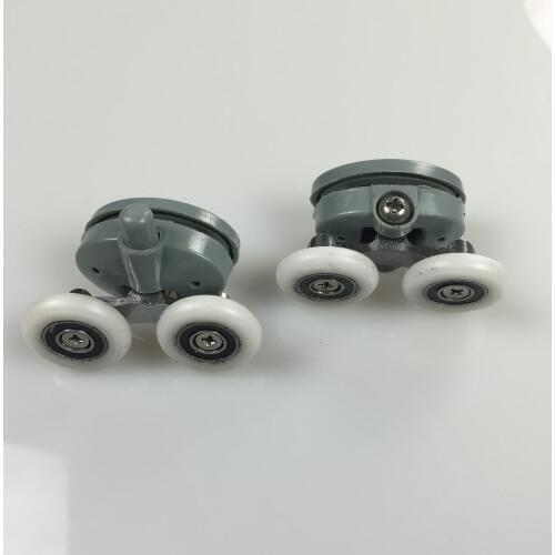 8 Pcs High Quality Twins Roller Wheel For Shower Door Top / Bottom