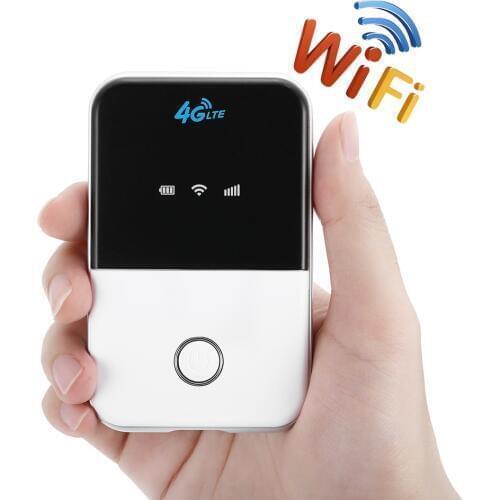 2100mAH Battery 3G/4G Wireless Router Car Mobile Wifi Hotspot Broadband Mifi with SIM Card Slot Support 10 wifi Sharing