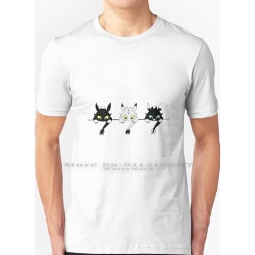 Toothless Babies T Shirt 100% Pure Cotton Krokmou Toothless Touthless How To Train Your Dragon Cartoon Dragon Black Harold