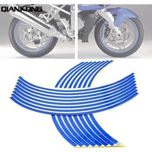 For BMW HP2 Megamoto K1200R K1300R HONDA AFRICA TWIN CRF1000L Motorcycle Bike Accessories Wheel Sticker Tape 17 18inch