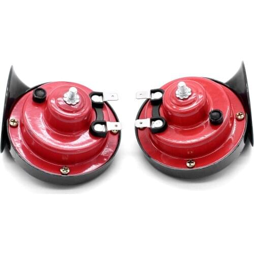 Electric Snail Horn 12V High and Low Tone Horns Car Motorcycle Air Horn Speakers Non-destructive
