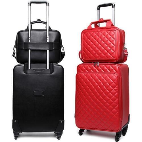 GraspDream Personal password box Luggage bag Korean version small fresh Trolley Suitcase womens box 16 20 24 inch Travel bag