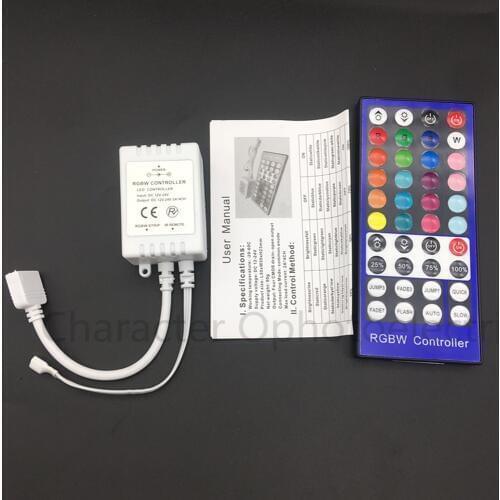 RGBW LED Controller DC12V 40Key IR Remote Controller for RGBW or RGBWW LED Strip Lights
