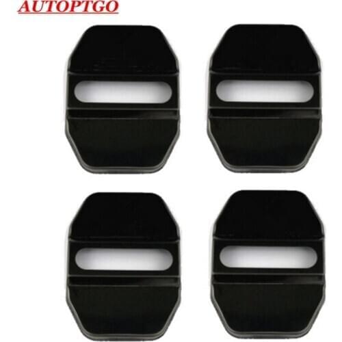 Set of 4 Pcs Car Door Lock Protective Cover Caps Kit For Mercedes Benz C E GLA A B AMG DoorLock Anti Rust Covers