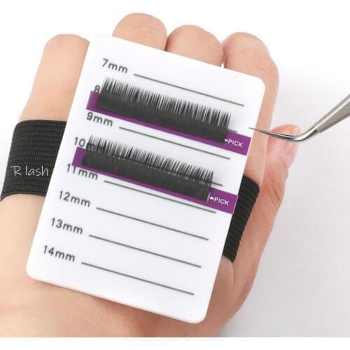 1 pcs Acrylic Eyelash Pallet with Belt eyelash extension Holder lash holder Tablets eyelash tray palette