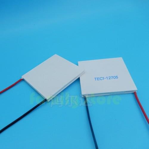 Quality Large-area semiconductor refrigeration film TEC1-12705 50*50mm car refrigerator small freezer hot and cold box homemade