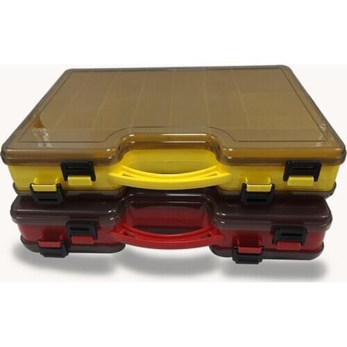 BATTLEBASS Portable Double-sided Fishing Lure Fishing Tackle Box With Adjustable Large-capacity Fishing Tackle Storage Box