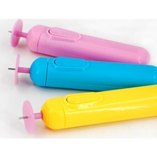 Origami Paper Quilling Tool Electric Quilling Pen DIY Handmade Roll Paper Slotted Needle Tool Paper Craft Paper Quilling Pen