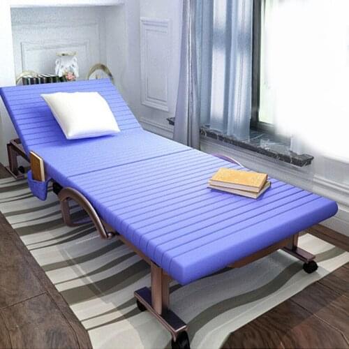 JT003-1 80/90CM Folding Bed Simple Lunch Single Folding Recliner Home Office Sofa Nap Bed With Adjustable Backrest Lounge Chair