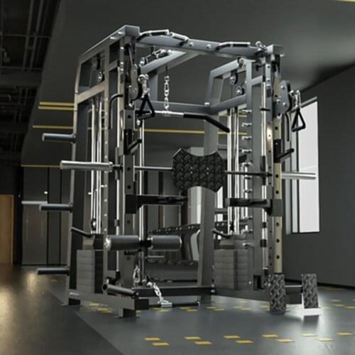 Smith machine commercial comprehensive training equipment set multifunctional gantry fitness home squat bench press combination