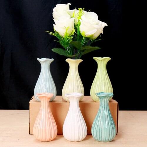 Modern Ceramic Flower Vase Home Flower Arrangement Living Room Home Decoration Ornament Home Decor