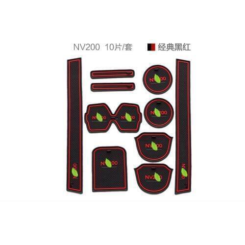 High quality Silica gel Gate slot pad,Teacup pad,Non-slip pad For Nissan NV200 Car styling