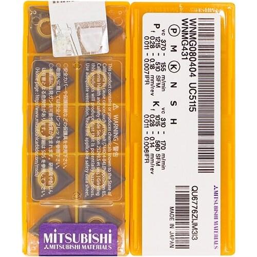 WNMG080404 UC5115 100% Original carbide insert with the best quality 10pcs/lot free shipping