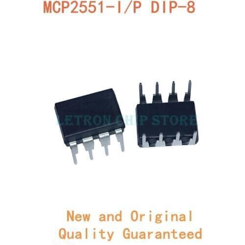 10PCS MCP2551-I/P DIP8 MCP2551 I/P DIP-8 DIP new and original IC Chipset