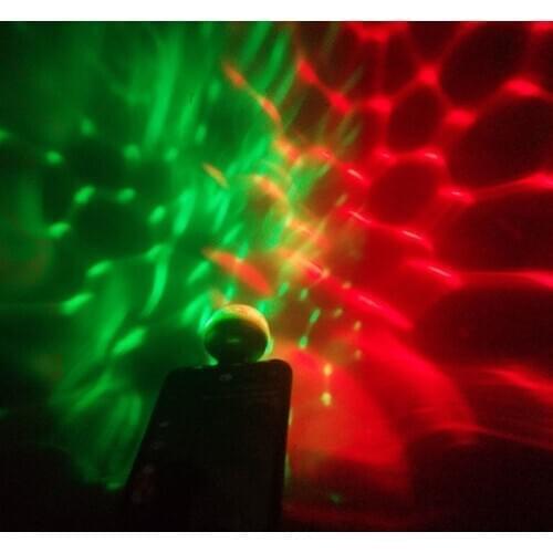2 Pcs/set Mini USB LED Party Lights Stage Effect Lamp 4W Portable Disco Ball Colorful Laser DJ Disco Light