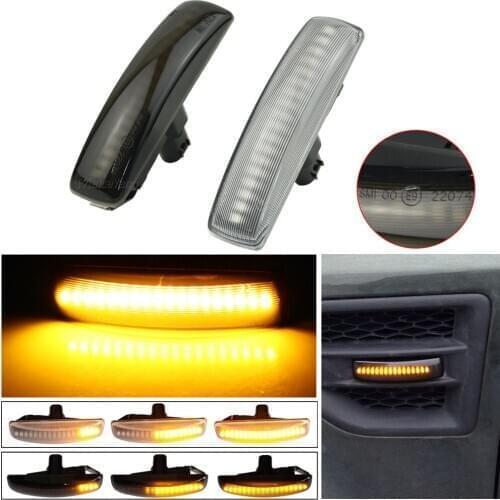2x LED Side Marker Lamp Repeater Indicator Light For Rover Sport L320 Land Rover LR2 Freeland 2 L359 LR3 LR4 Discovery 3/4 L319