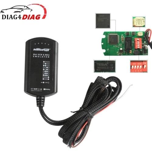 5pcs/lot 9in1 Adblue Truck Emulator 9 in 1 with Nox Sensor OBD2 Diagnostic Tool For MEN/MB/SCANIA/IVECO/DAF/RENAULT/CUMMINS