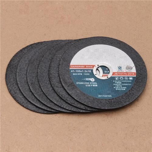 50PCS 105*1.2*16MM Stainless Steel Saw Blade Cutter Grinding Wheel Abrasives Tool Polishing Cutting Sanding With Paper Box