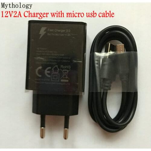 Power Adaptor For Original Doogee S60 Lite BL12000 Quick Charge Travel EU Plug Adapter Micro USB Cable 12V 2A