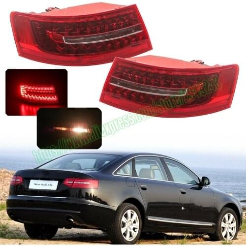 Car accessories Left Right LED Tail Light For AUDI A6 C6 RS6 2009 2010 2011 Rear Lamp Brake Stop Taillight assembly