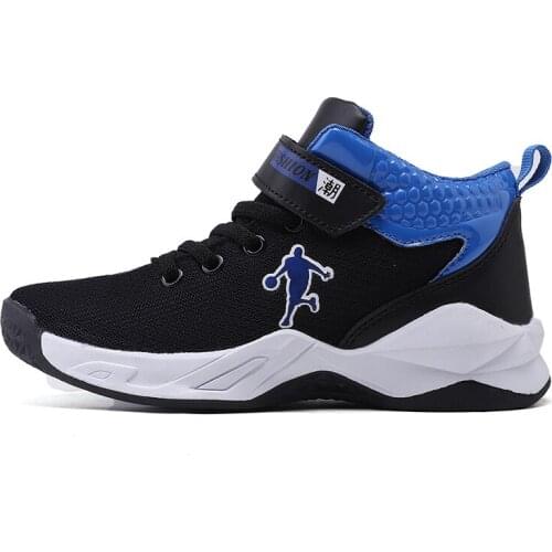 Boys Basketball Sneakers Jordan Basketball Shoes Mesh Breathable Outdoor Sport Shoes Ankle Boots Racer Culture Sports Shoes