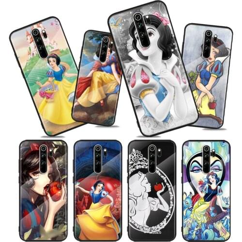 Tempered Glass Cover Fairytale Snow White For Xiaomi Redmi Note 10 10S 9T 9S 9 8T 8 7 Pro Max 5G Shockproof Phone Case