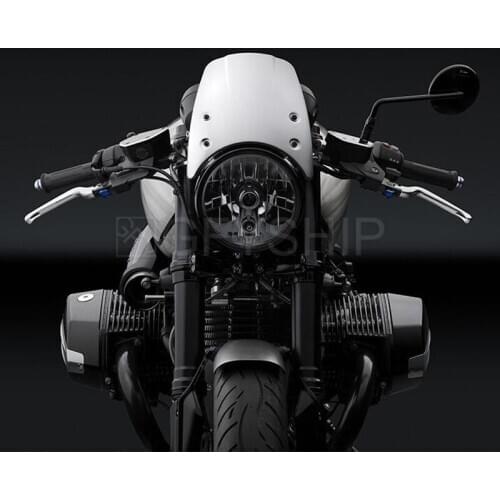 For BMW R NINE T 2014 to 2020 R NINET R9T 17 18 R NINE T Motorcycle Aluminum Windshield Headlight Windscreen Wind Deflector