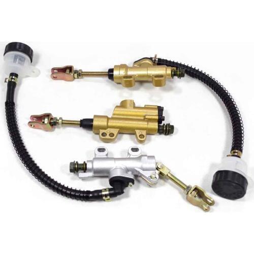 E0154 Motorcycle Rear Foot Hydraulic Brake Pump for QJ125 JH150 Modify Refit Rear Brake Master Cylinder Pump