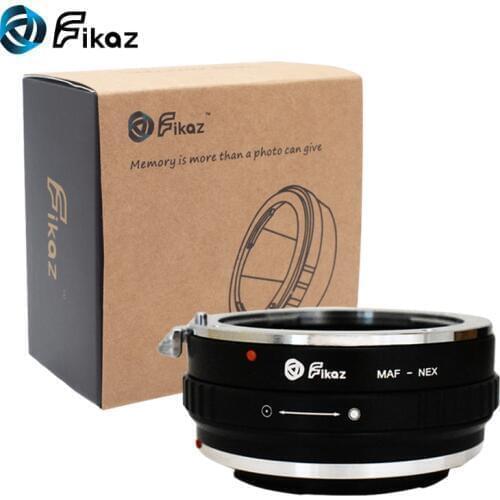 Fikaz For Minolta(AF)-NEX Camera Lens Mount Adapter Ring For Minolta AF Lens to Sony NEX E-mount For NEX-3C NEX-5N NEX-6
