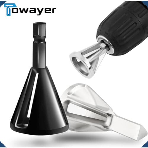 Stainless Deburring Chamfer Tool External Deburring Drill Bit Remove Burr Tool for Metal Drilling Tool Deburring Chuck Tools