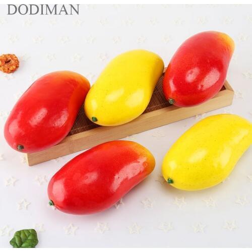 High Simulation Artificial Fake fruit fake mango Simulation Model Ornament Craft Photography props Window display Decoration