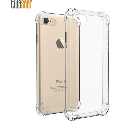Soft TPU Transparent Clear Shockproof Phone Case For iPhone 11 12 Pro Max X XS XR 8 7 6 6S Plus 5 Protect Back Cover 500pcs