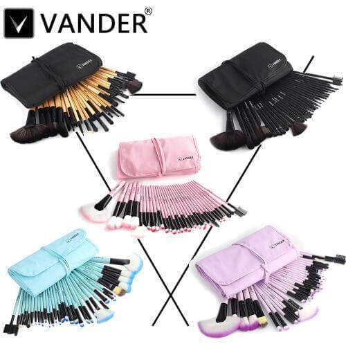 Multi Style 24 / 32pcs Makeup Brushes Set Professional Soft Cosmetics Eyebrow Shadow Powder Pinceaux Brush Tools Kit + Pouch Bag
