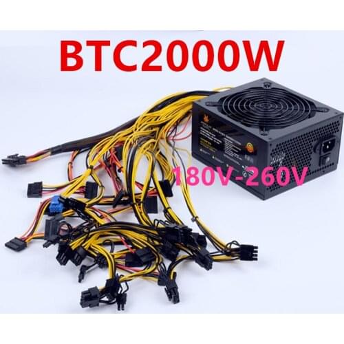 New Original Minner PSU For Myihaja Multi Channel 8Card Power Supply 2000W Mining Power Supply BTC2000W