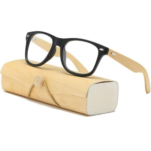 Classic Retro Lens Nerd wood Glasses frames Fashion brand designer Men Women Eyeglasses Optical Eyewear glasses for women men