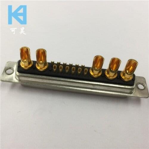 40A Connector 17W5 Welding Wire Female 20A D-SUB Connector 12 + 5 Hole Welding Wire Female