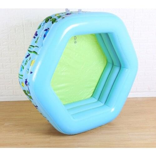 Family Swimming Pool Bath Tub Infants Ocean Ball Bath Young Kids Warm Thick Large Hexagonal Inflatable Ocean Ball Bath