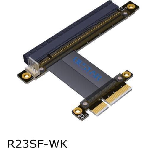 BTM New Mining Riser Card Extension Cable PCIe 3.0 x16 to x4 For AMD NVIDIA Video Adapter Card With SATA Power Cable Non-usb