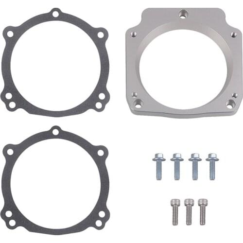 LS Throttle Body Truck Adapter - LS1 3 Bolt 92mm Intake Manifold to LS3 4 Bolt 102mm Throttle Body LM7 LR4 LQ4 LS6 L59