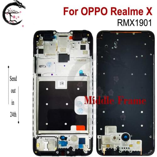 Middle Frame For OPPO Realme X RMX1901 Middle Frame Housing Cover RealmeX Phone frame Replacement