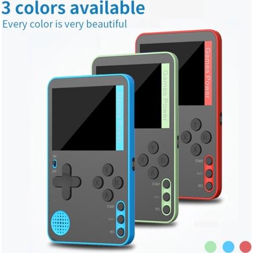 2.4 Inch 500 Games Mini Ultra Thin Handheld Video Game Console Portable Handheld Game Players Retro Game 8 Bit Gameboy Consolas