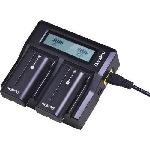 2pc NP-F550 NP-F570 NP F550 F570 Rechargeable Li-ion Battery + LCD Quick Charger for Sony CCD-SC55 CCD-TRV81 DCR-TRV210 MVC-FD81